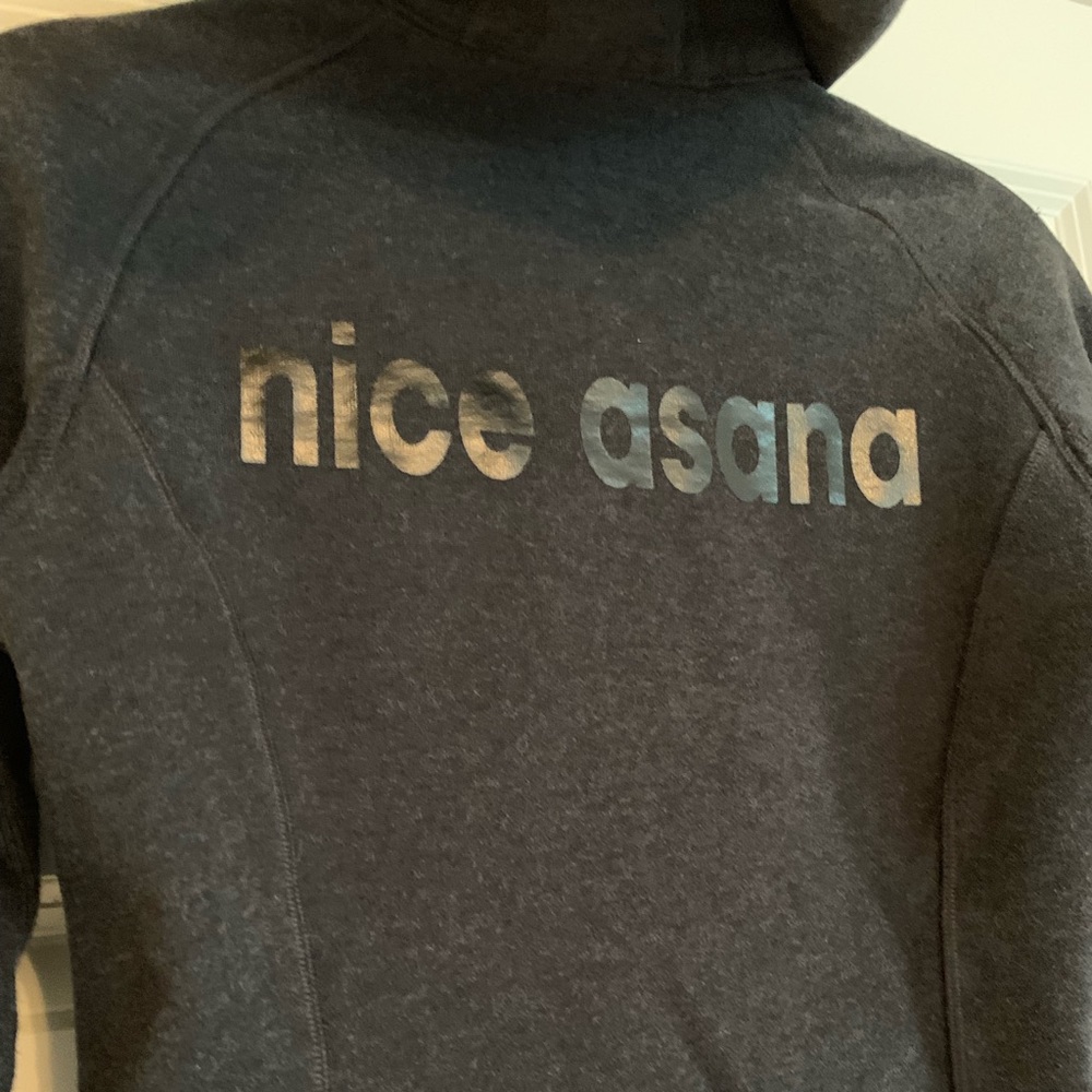 Lukulemon scuba hoodie “nice asana” jacket